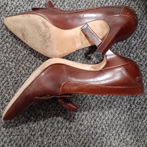 Manolos  blahnik brown heels